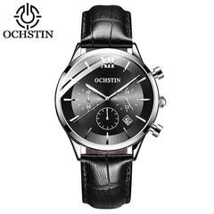 2019 Mens Business Watches Top Brand Luxury Waterproof Chronograph Watch